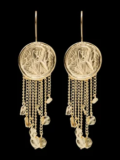 Susmie's Al son del Tambor - Earrings< Golden
