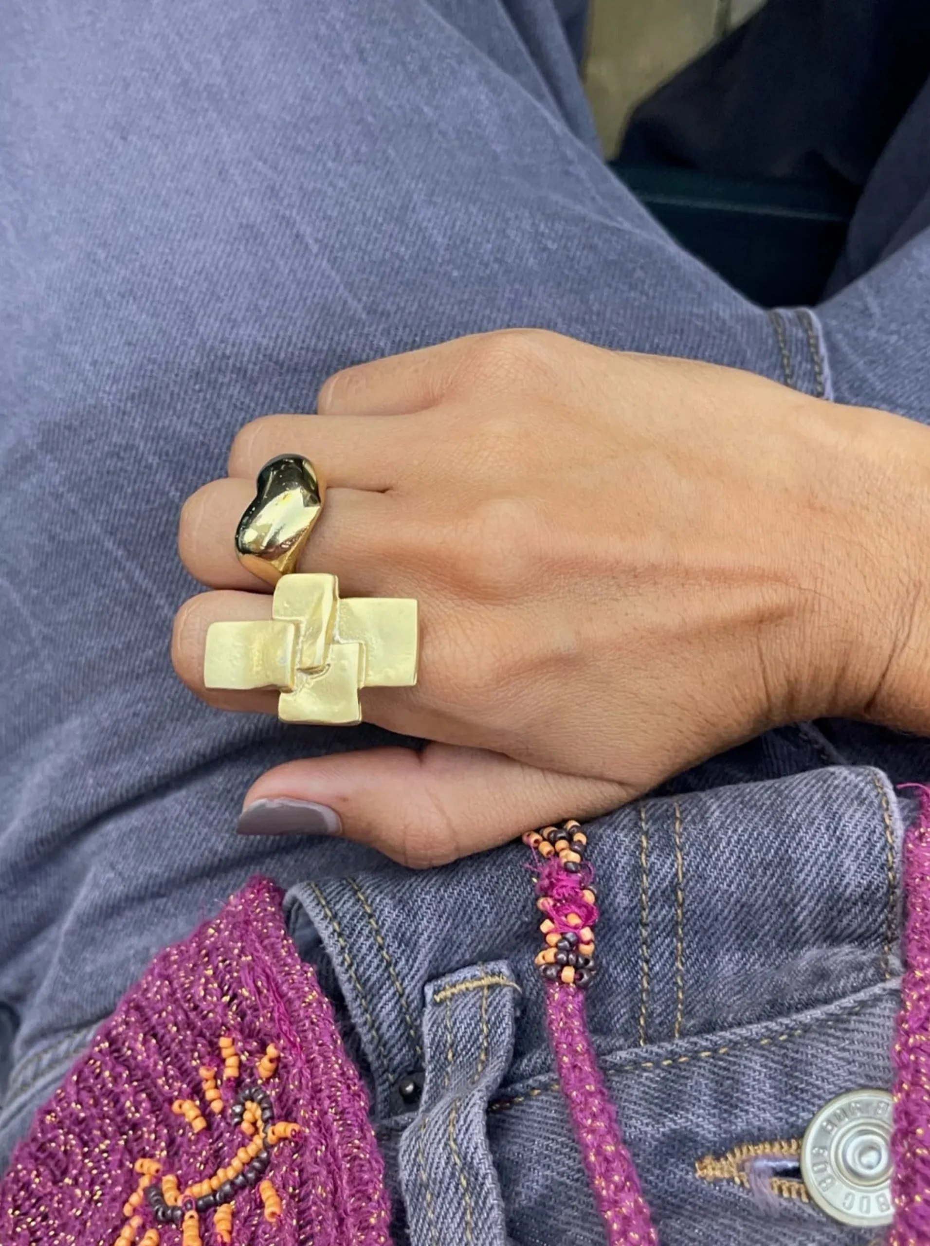 Susmie's All my Love Ring< Golden