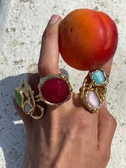 Susmie's Amor de noche Ring< Stone | Golden