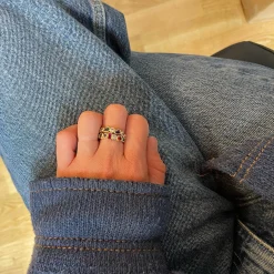 Susmie's Anastacia Organic Ring< Stone | Golden