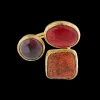 Susmie's Avant-garde Red Ring< Stone | Golden
