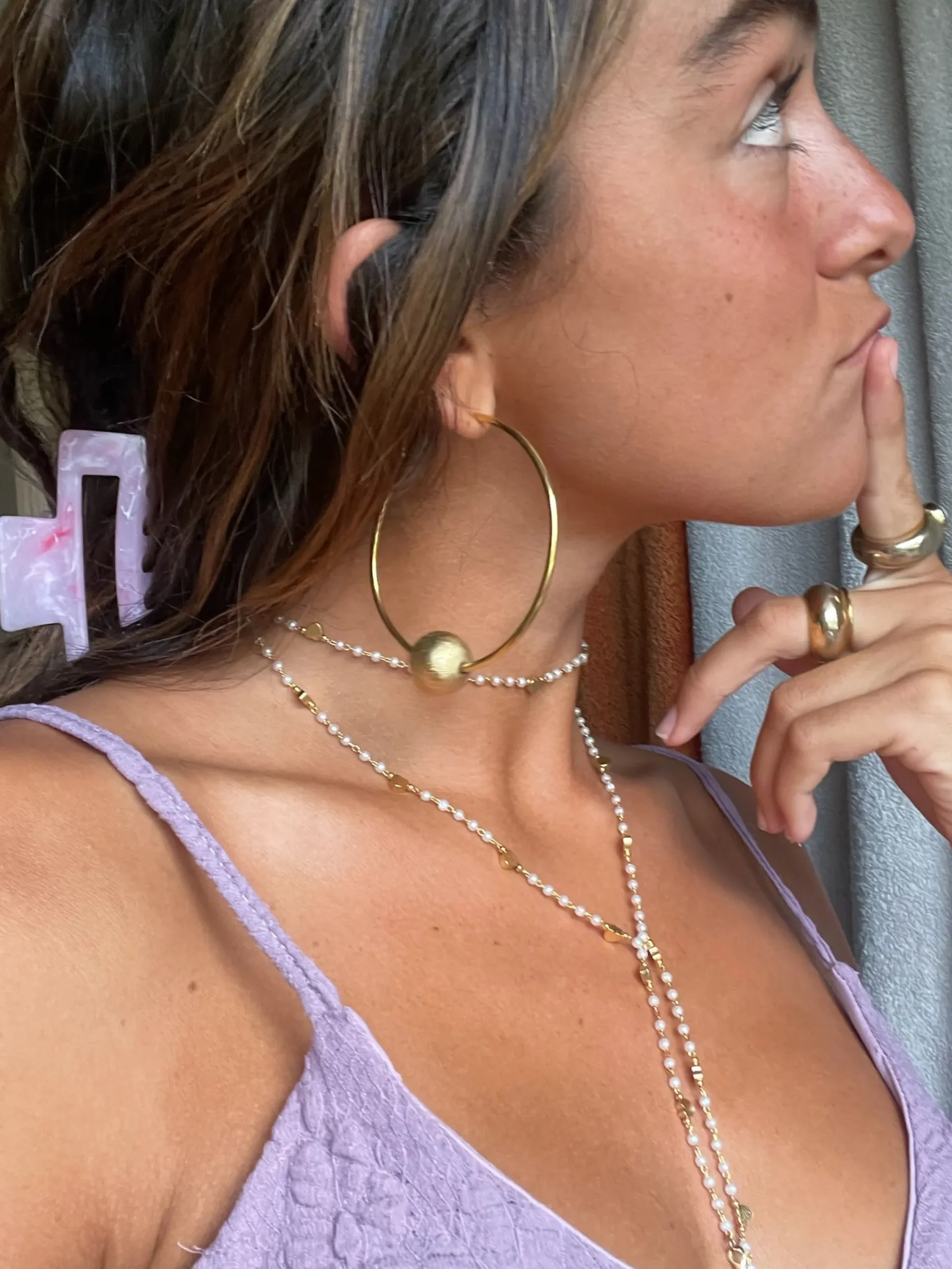 Susmie's Bailaora Earrings< Golden