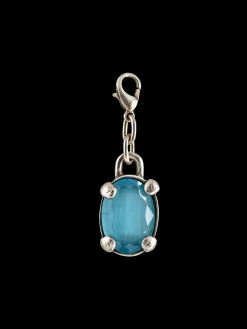 Susmie's Blue Diamond Charm Silver< Mixed Necklaces | Silver