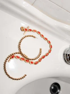 Susmie's Bubbly Gold Earrings< Golden