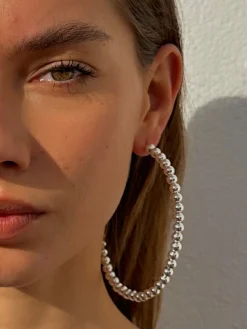 Susmie's Bubbly Silver Earrings< Silver