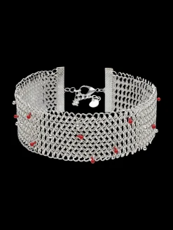 Susmie's Candy Cane Silver Necklace< Silver