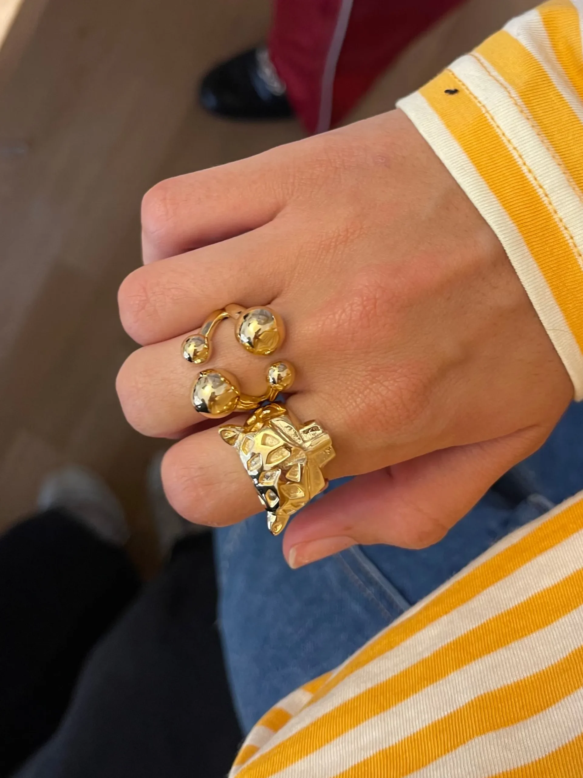 Susmie's Cheetah Girls Ring< Golden