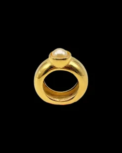 Susmie's Chisme Time Ring< Golden