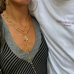 Susmie's Confessions Necklace< Golden