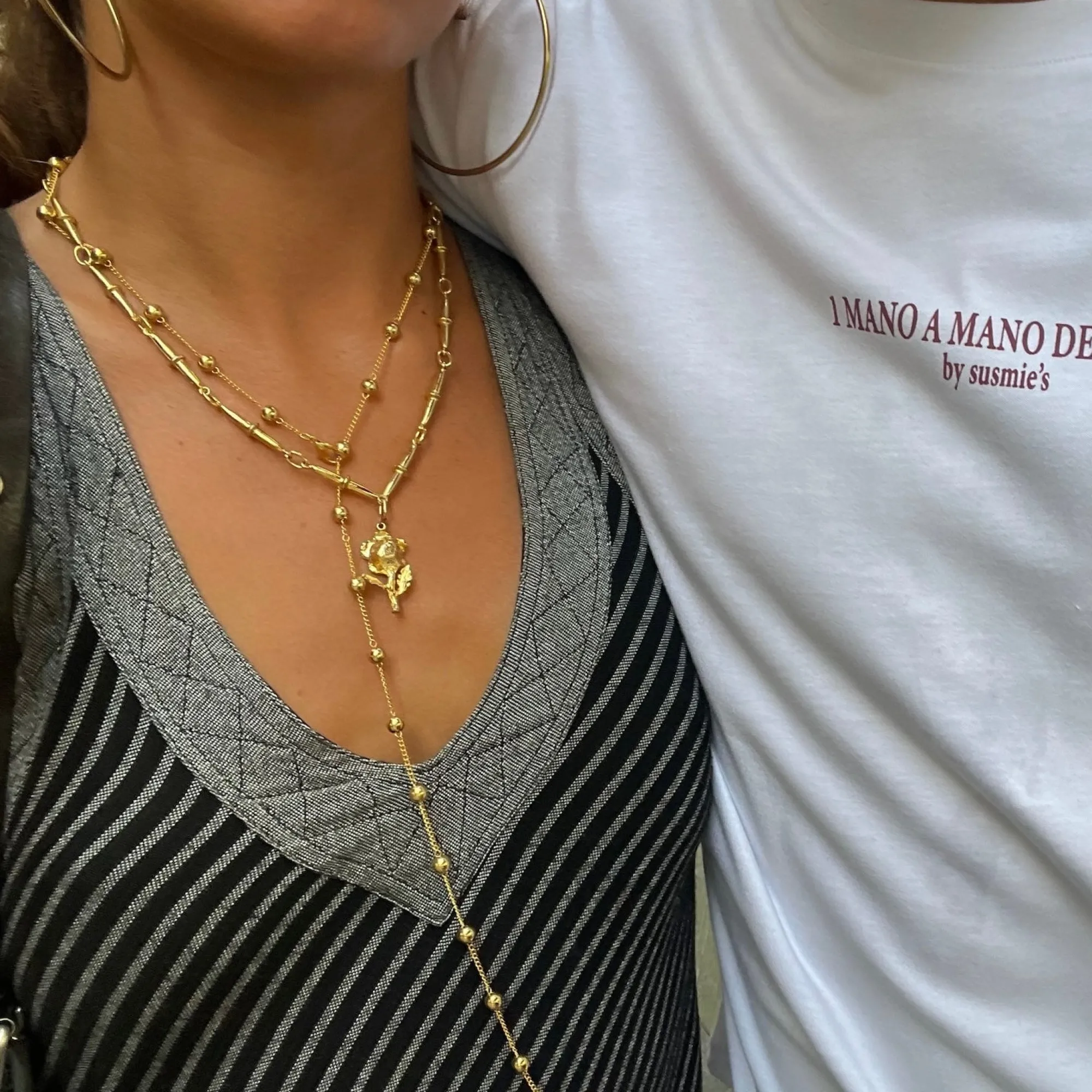 Susmie's Confessions Necklace< Golden