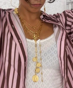 Susmie's Confessions Necklace< Golden