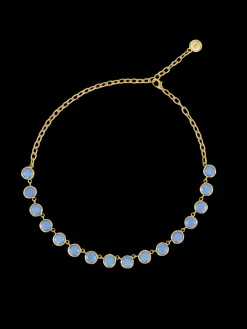 Susmie's Corazón Roto Blue Necklace< Stone | Golden