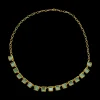 Susmie's Corazón Roto Light Blue Necklace< Stone | Golden