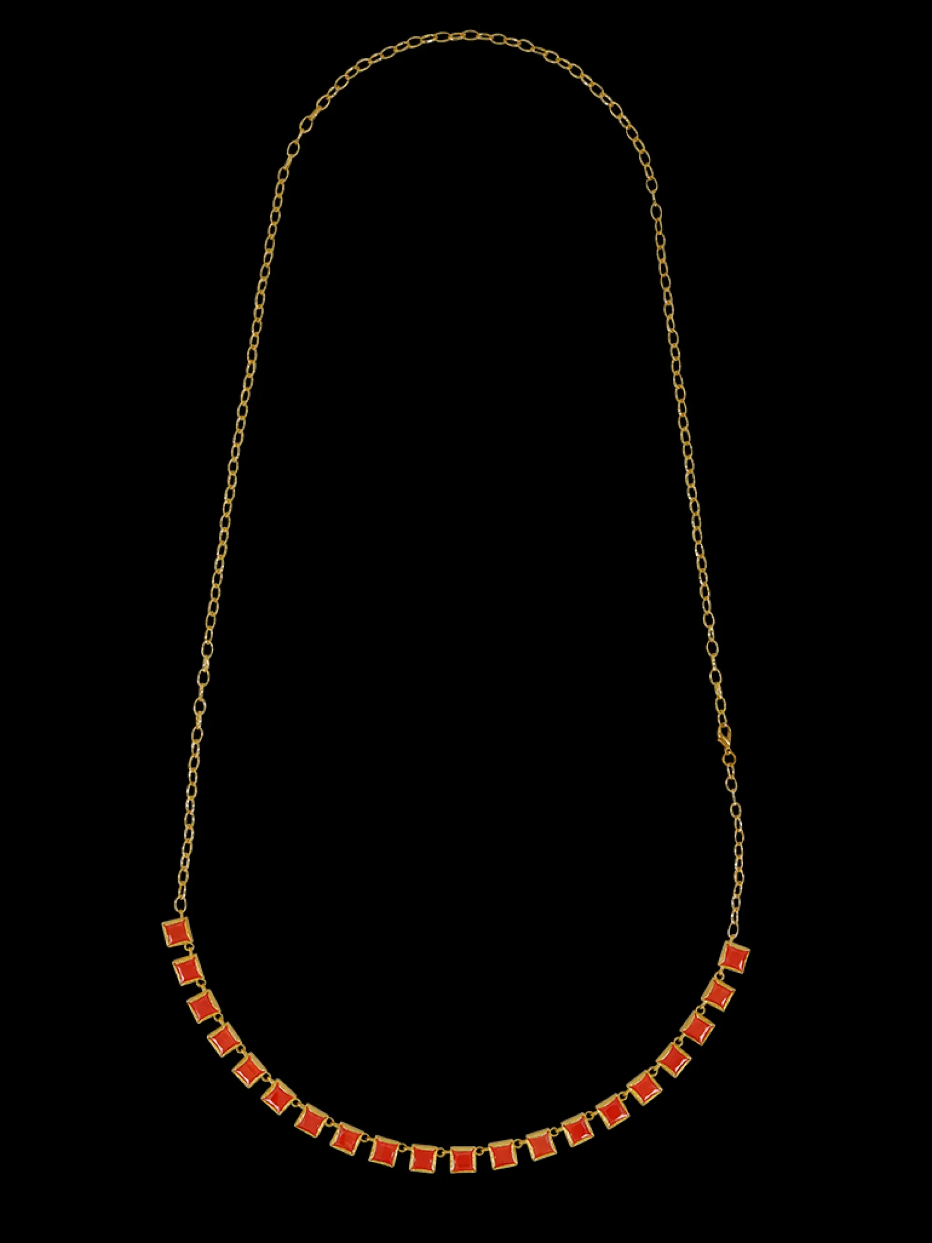 Susmie's Corazón Roto Necklace/Belt Red< Belts | Stone