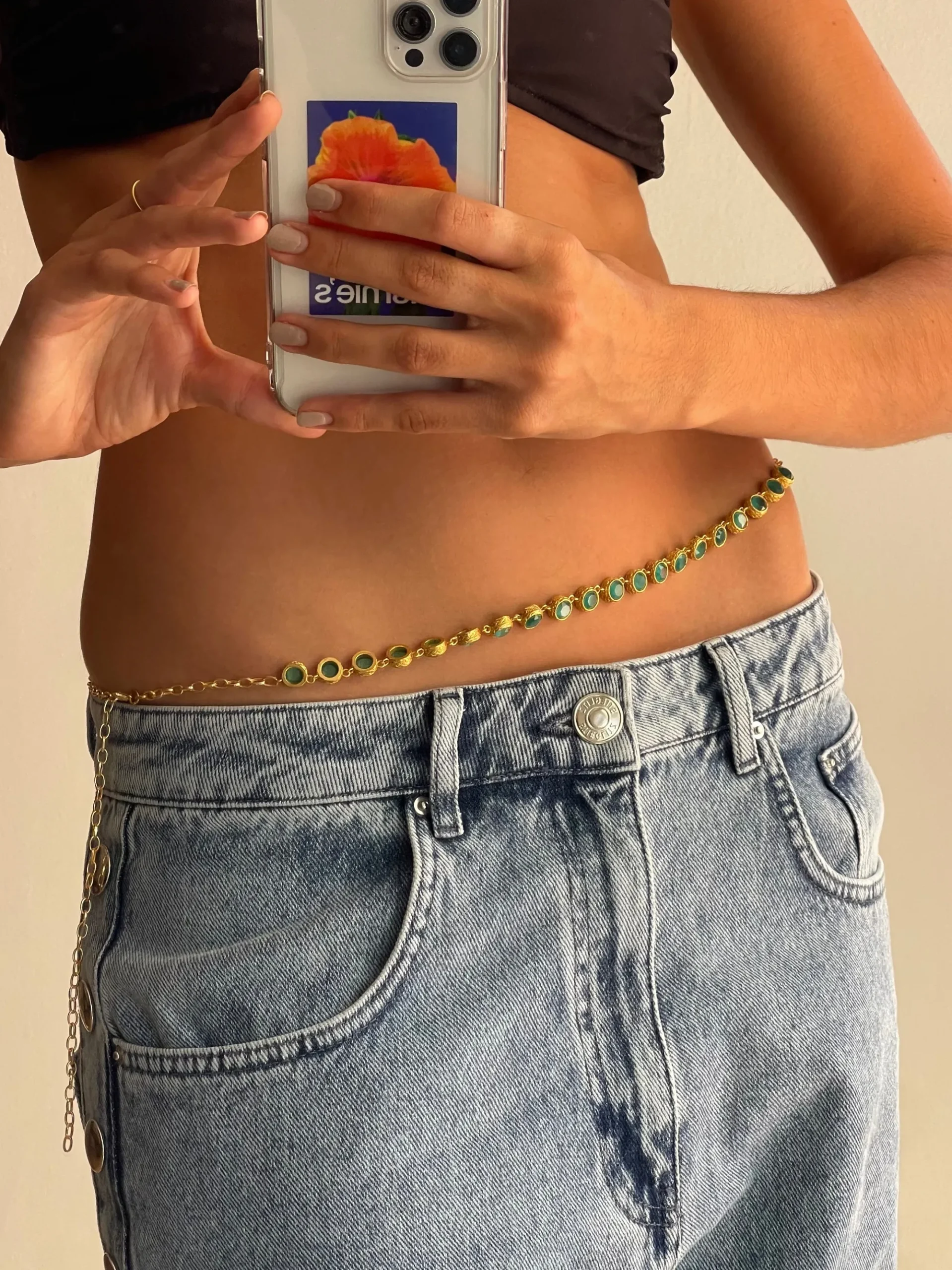 Susmie's Corazón Roto Necklace/Belt Turquoise< Belts | Stone
