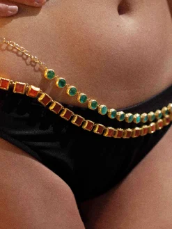 Susmie's Corazón Roto Necklace/Belt Red< Belts | Stone