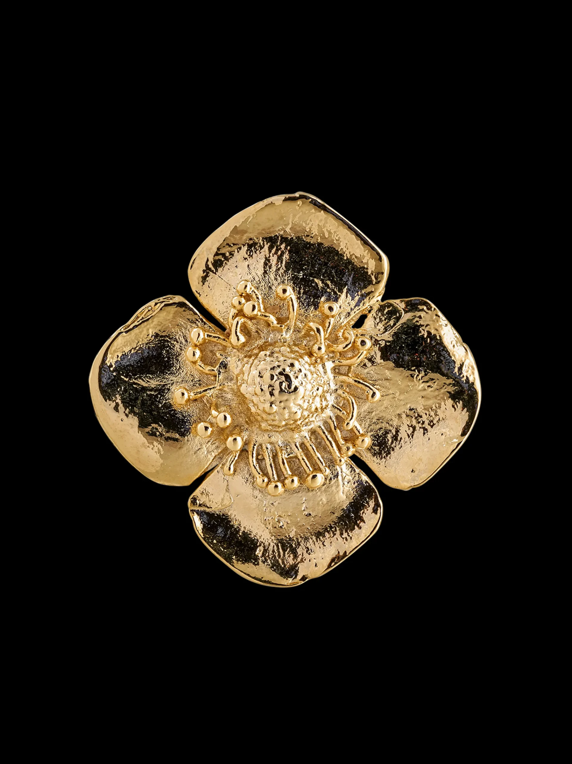Susmie's Flowery Ring< Golden