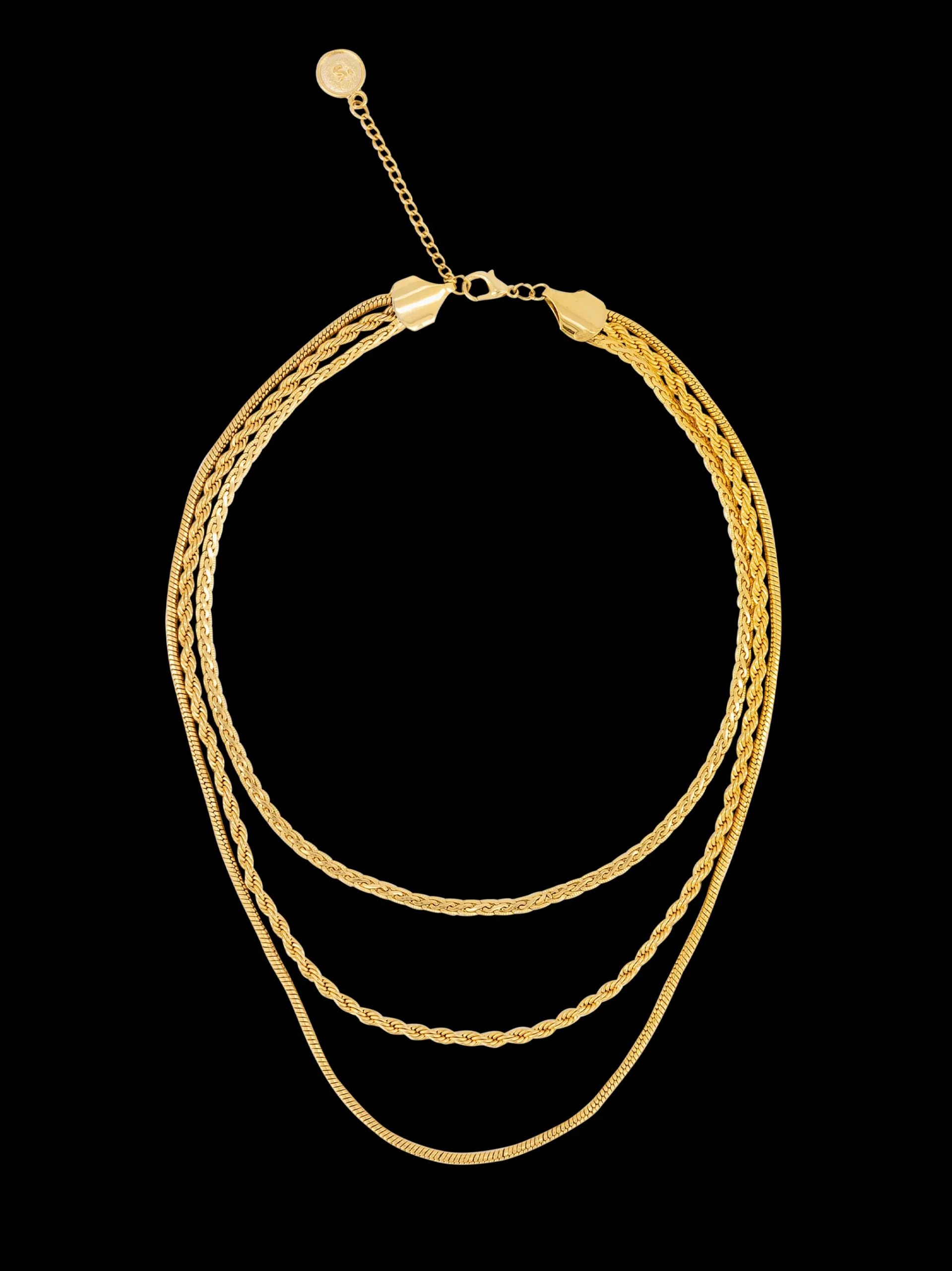 Susmie's Give Me Some Advice Necklace< Golden