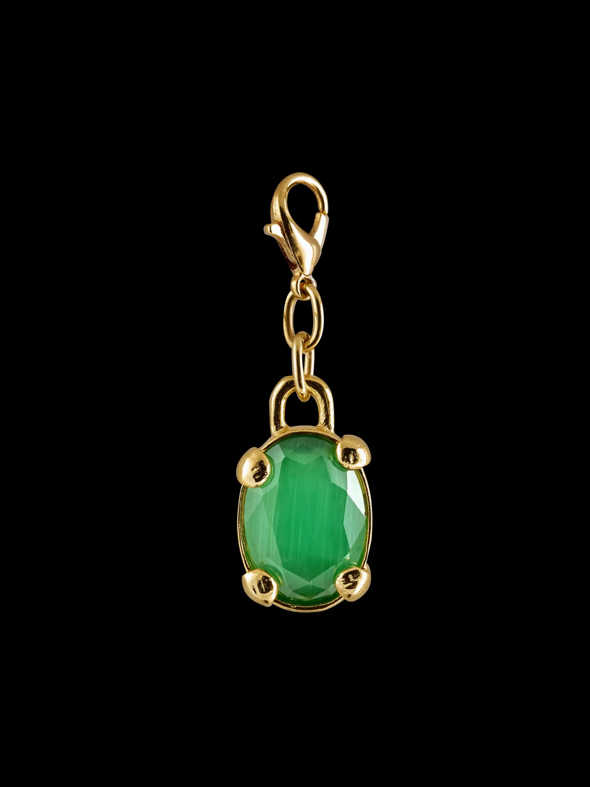 Susmie's Green Diamond Charm Gold< Mixed Necklaces | Golden