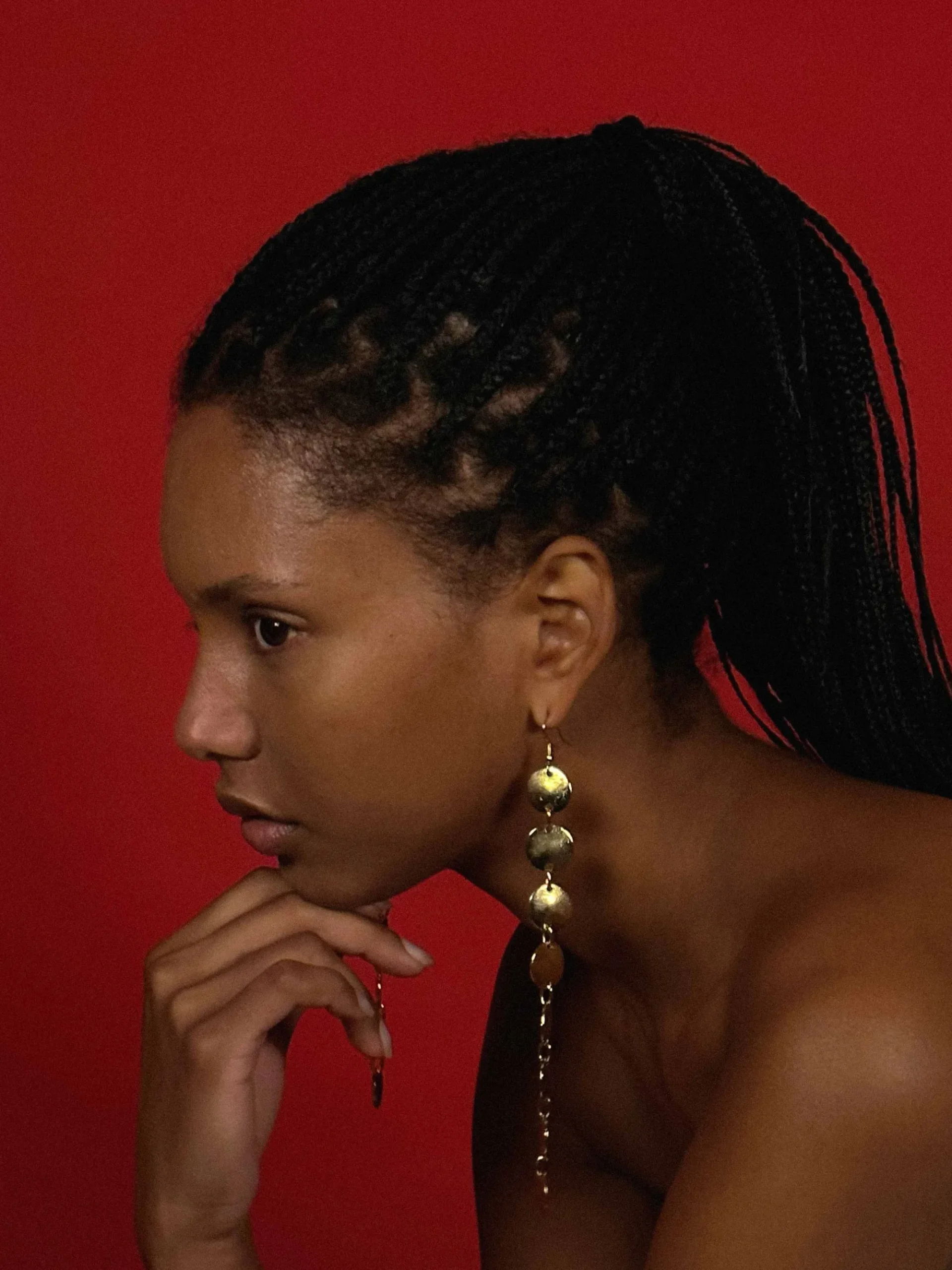 Susmie's I used to Cry Earrings< Golden