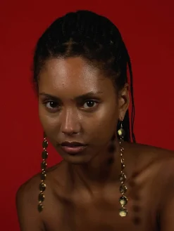 Susmie's I used to Cry Earrings< Golden