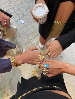 Susmie's Johnny Cash Ring< Golden