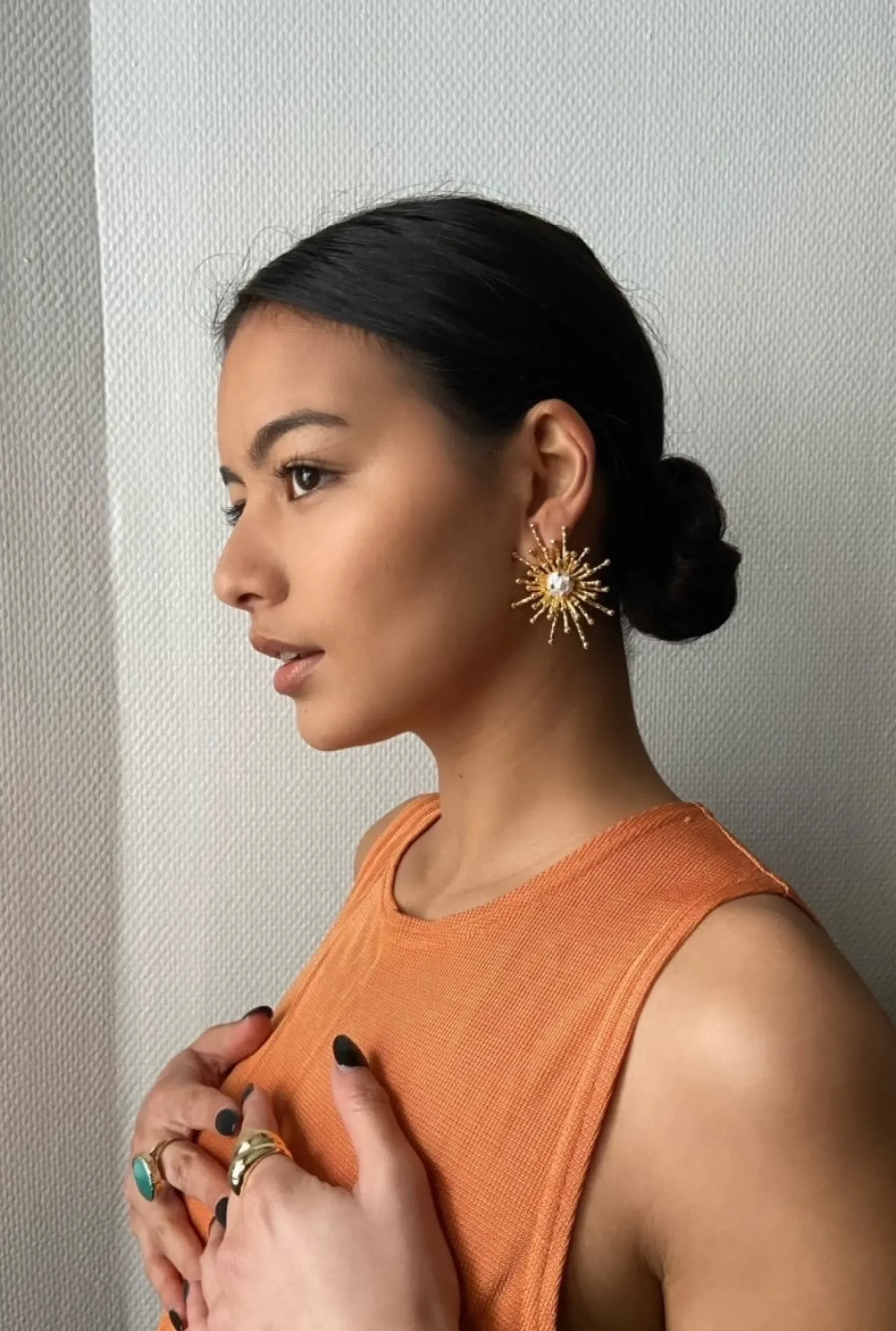 Susmie's La Mangüeleña - Earrings< Golden