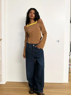Susmie's Lifetime Rodeo Brown&Yellow T-Shirt< Tops