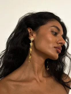 Susmie's Lucky Star Earrings< Golden
