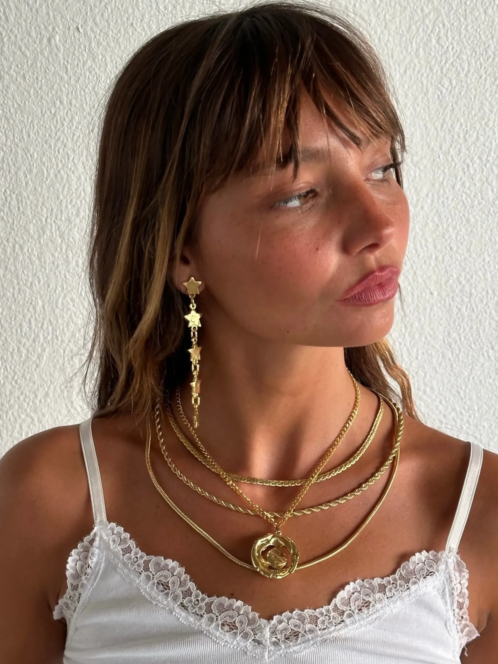 Susmie's Lucky Star Earrings< Golden