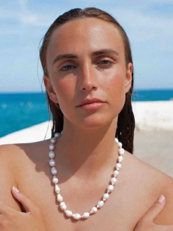 Susmie's Mar de Perlas Necklace< Stone | Golden