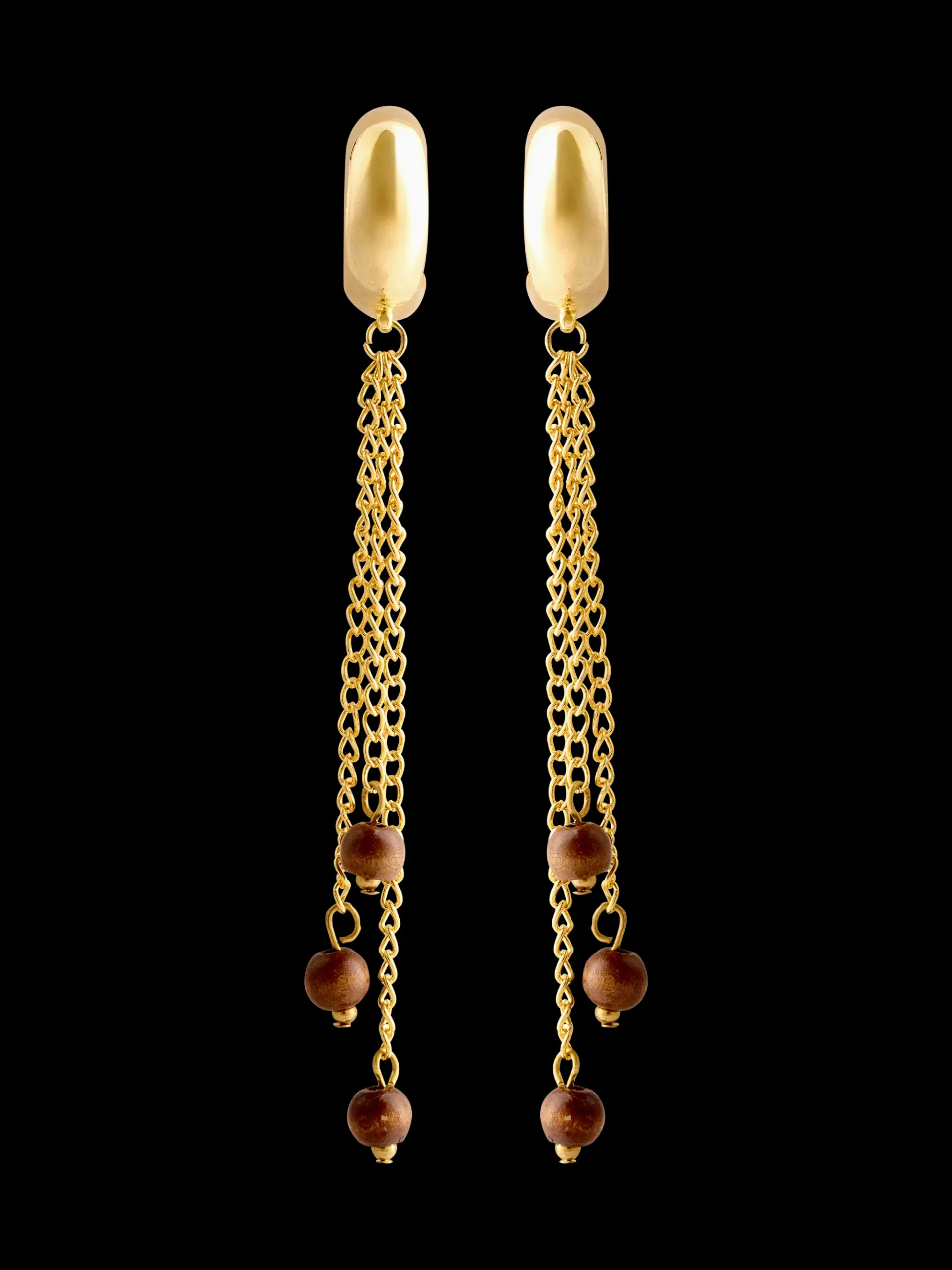 Susmie's Masters of War Earrings< Golden