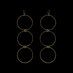 Susmie's Maxi Leo earrings< Golden
