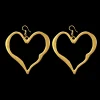 Susmie's Melted Heart Earrings< Golden