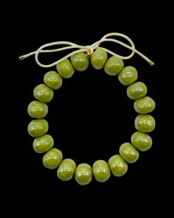 Susmie's Menina Green Necklace< Stone