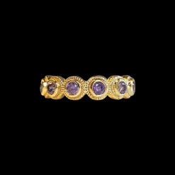 Susmie's NOMEOLVIDES Amatista Ring< Stone | Golden
