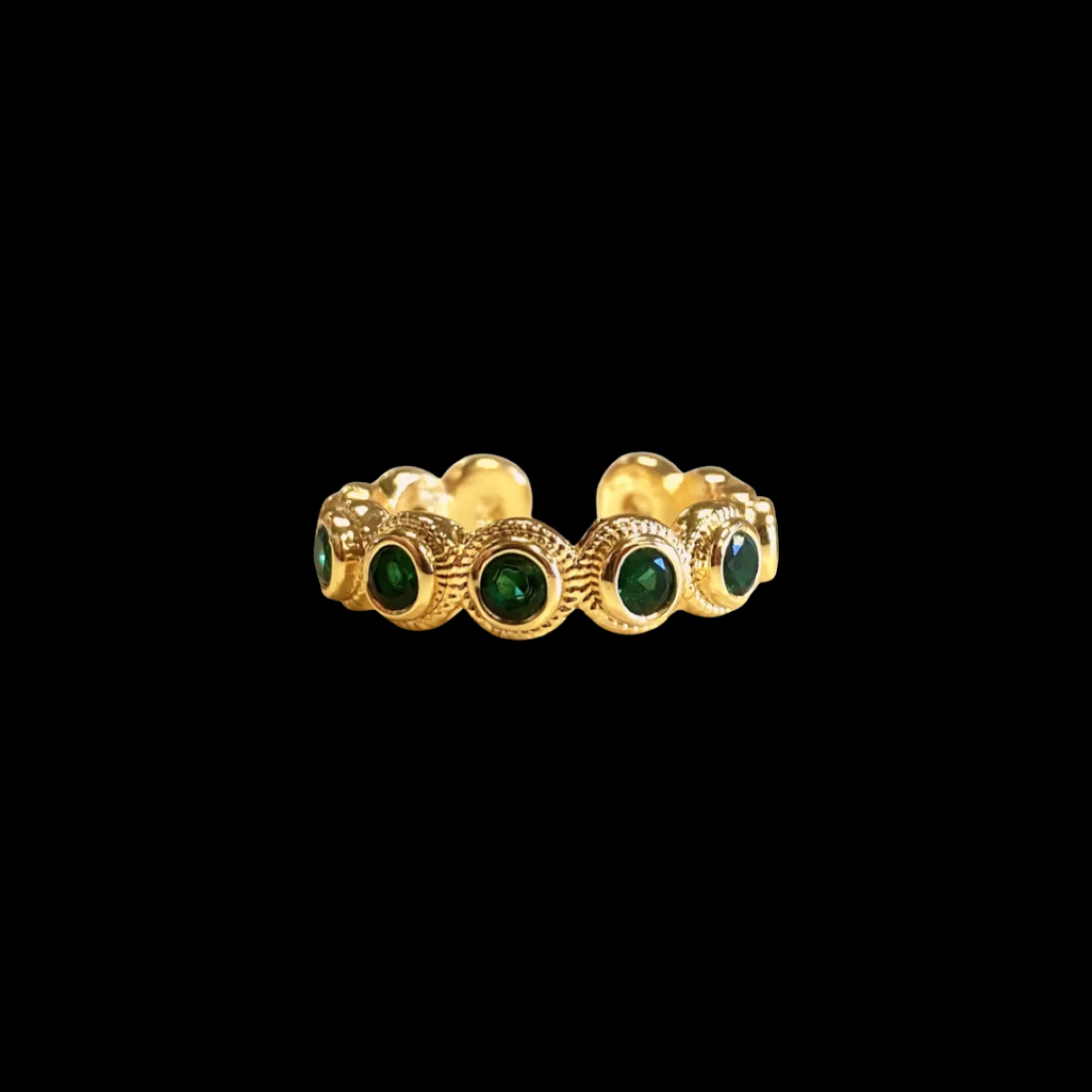 Susmie's NOMEOLVIDES Esmeralda Ring< Stone | Golden