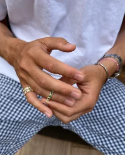 Susmie's NOMEOLVIDES Esmeralda Ring< Stone | Golden
