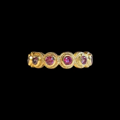 Susmie's NOMEOLVIDES Ruby Ring< Stone | Golden