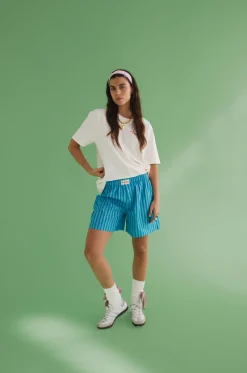 Susmie's Not from my Boyfriend Shorts Blue< Pants