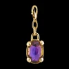Susmie's Purple Diamond Charm Gold< Mixed Necklaces | Golden