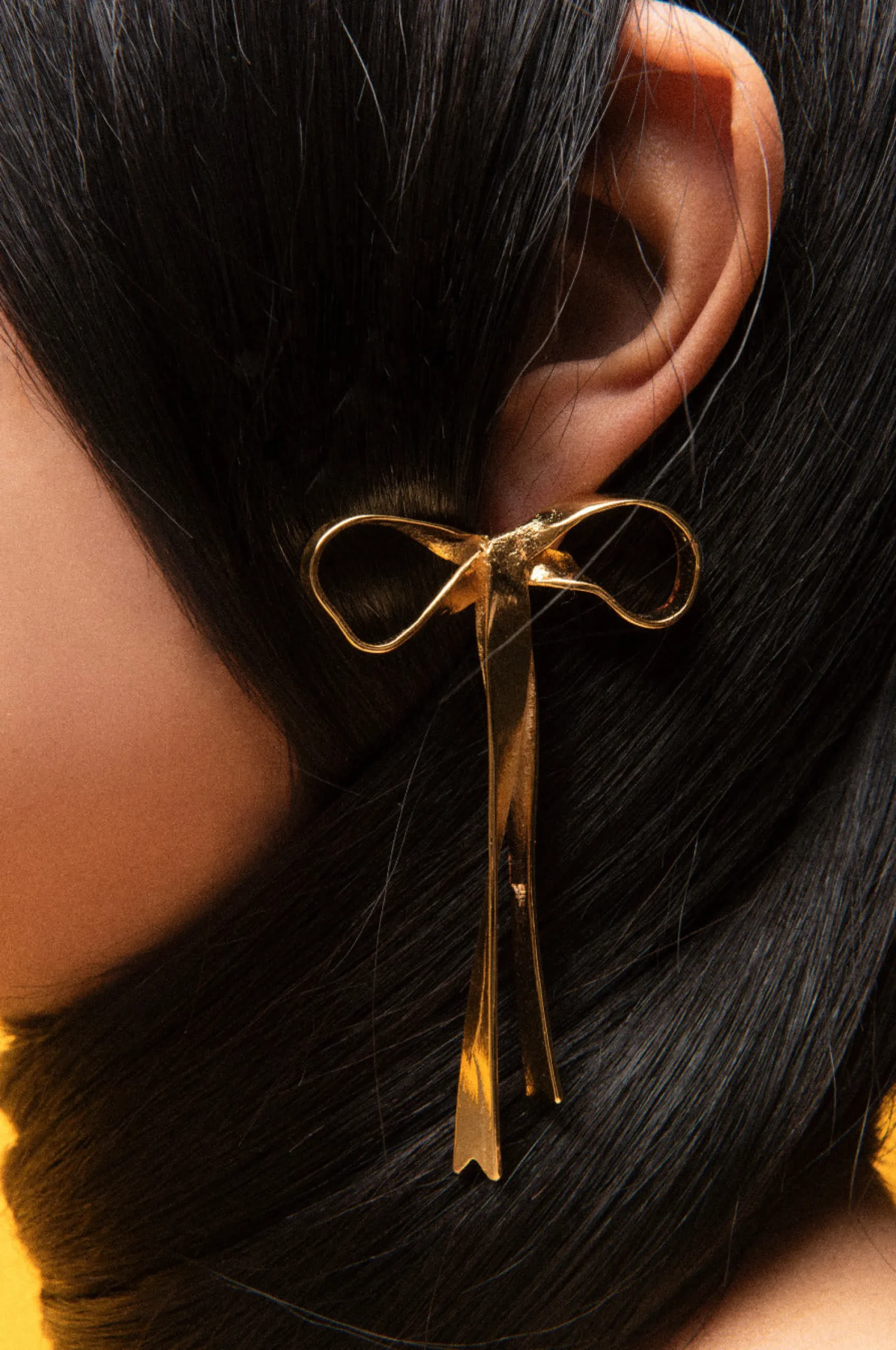 Susmie's Queen Bow Earrings Gold< Golden
