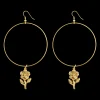 Susmie's Rosa Linda Earrings< Golden