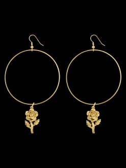 Susmie's Rosa Linda Earrings< Golden