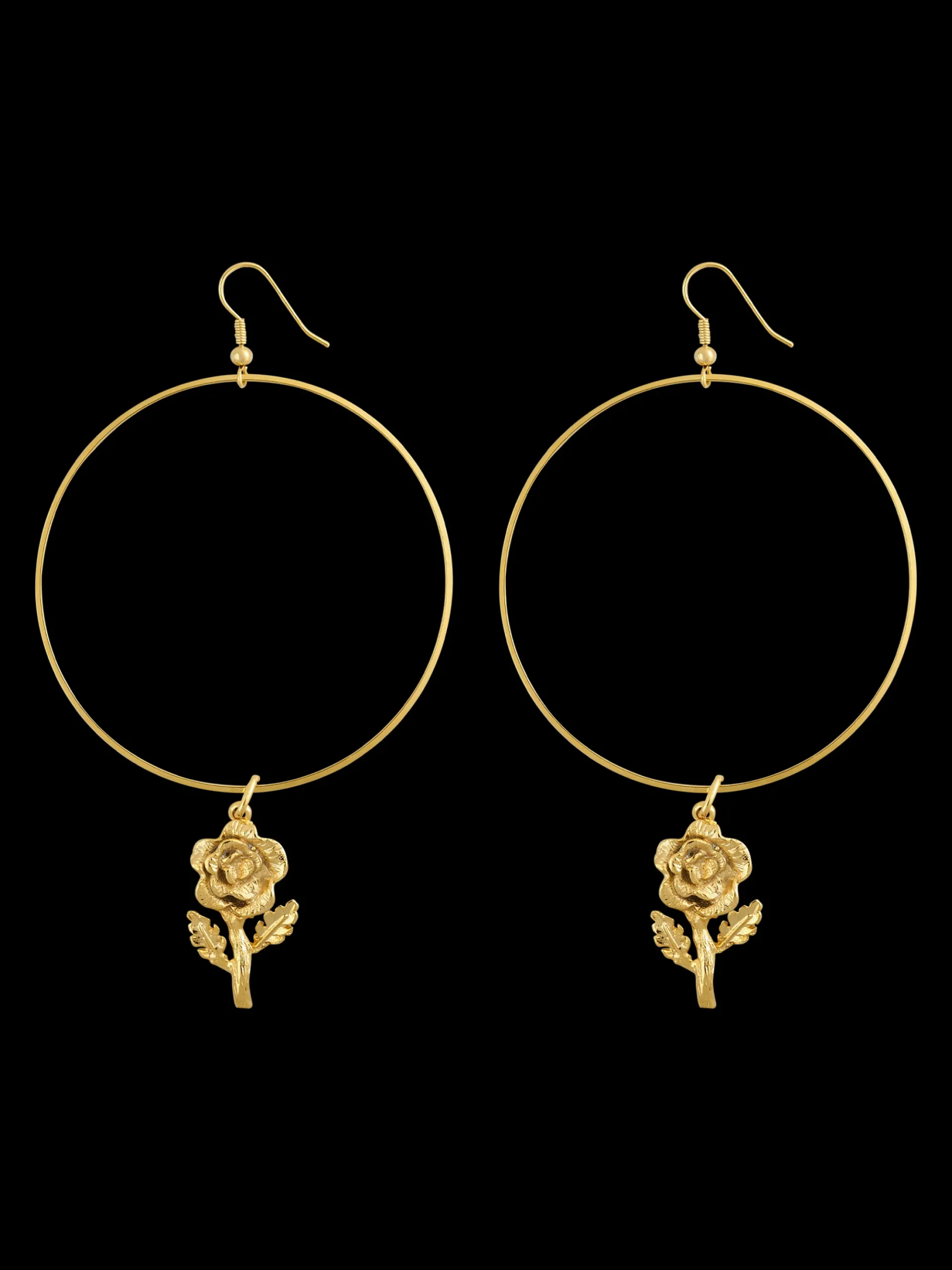 Susmie's Rosa Linda Earrings< Golden