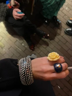 Susmie's Rosy White Ring< Resin