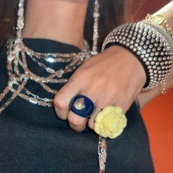 Susmie's Rosy White Ring< Resin