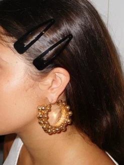 Susmie's Rulos and Rumors Earrings< Golden