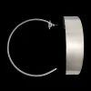 Susmie's Stronger Than Whiskey Hoops Silver< Silver