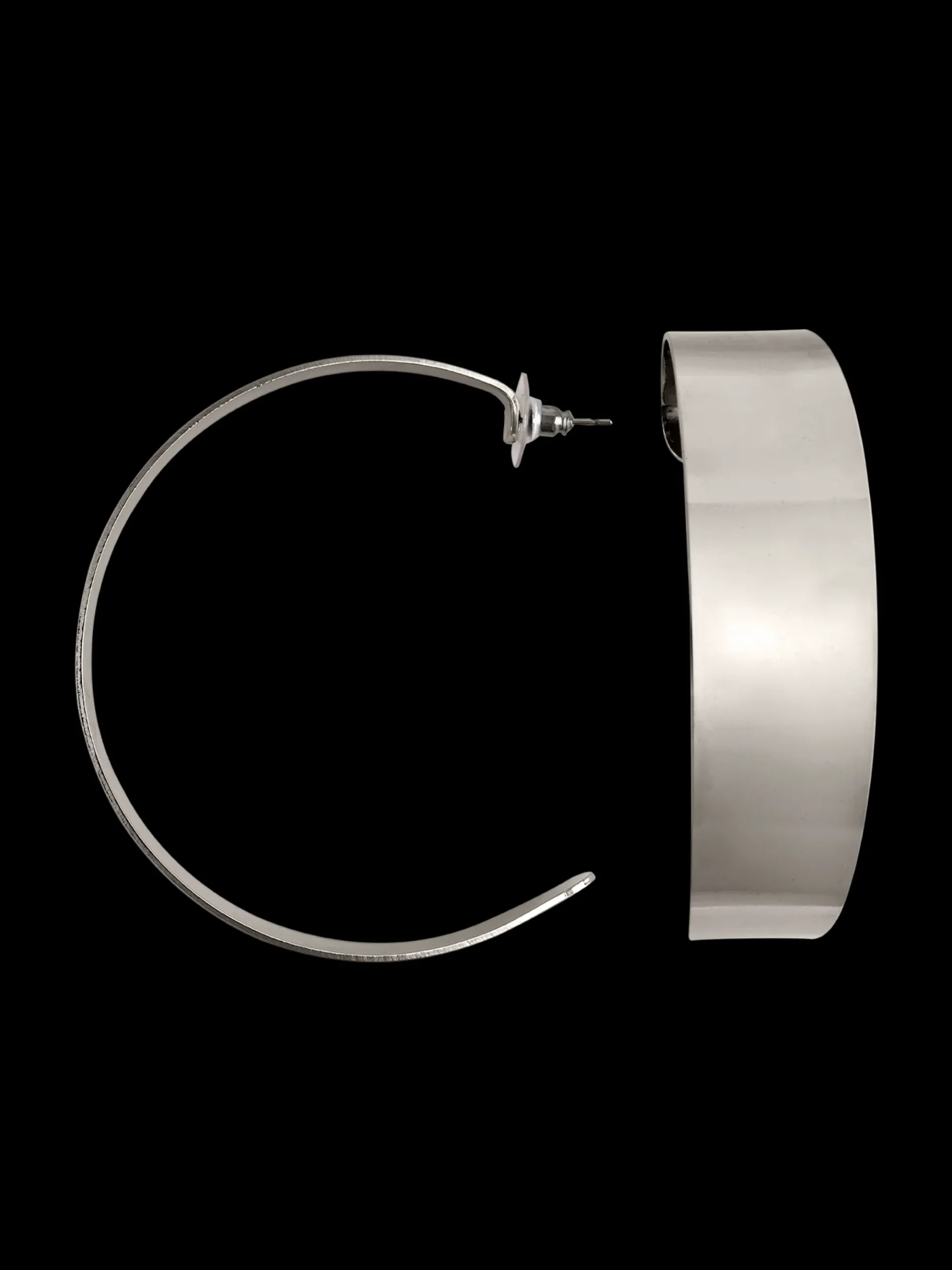 Susmie's Stronger Than Whiskey Hoops Silver< Silver